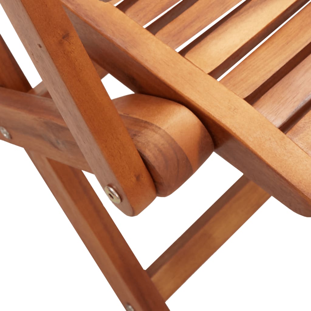 Hopfällbara Stolar 6 St 57X66X95 Cm Massivt Trä Akacia