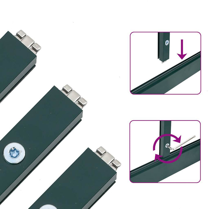 Växthus Med Ram Aluminium