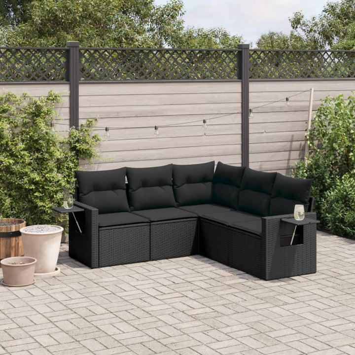 Loungegrupp Med Dynor 6 Delar Konstrotting