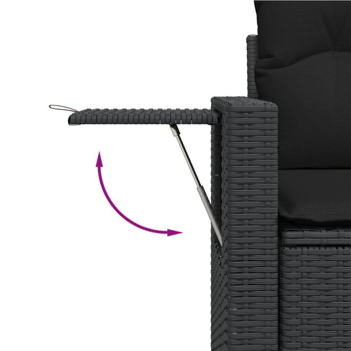 Loungegrupp Med Dynor 6 Delar Konstrotting