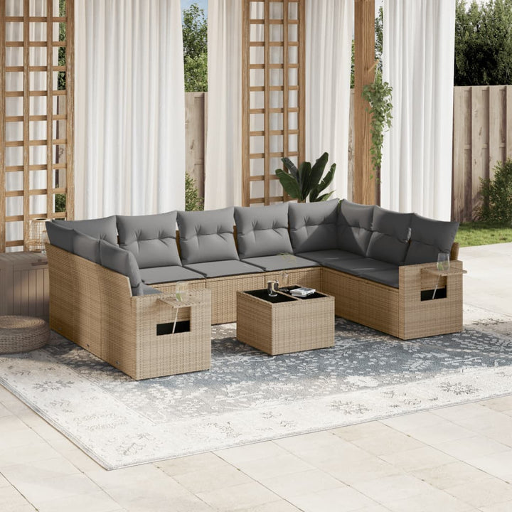Loungegrupp 10 Delar Med A Dynor Konstrotting