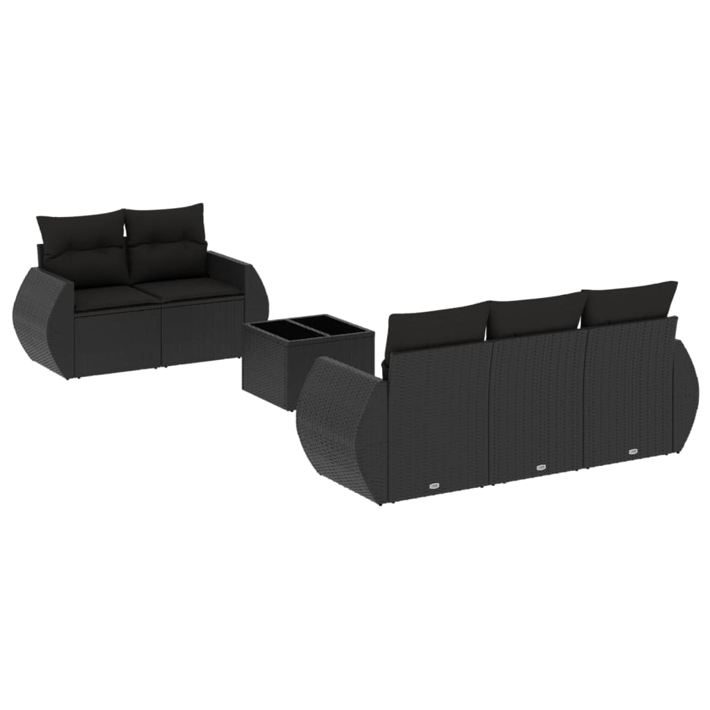 Loungegrupp Med Dynor 6 Delar Konstrotting