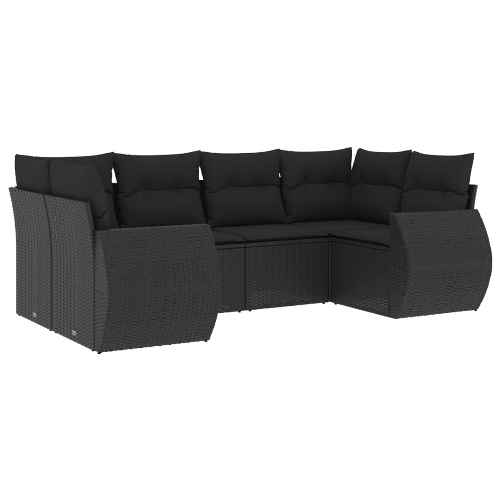 Loungegrupp Med Dynor 6 Delar Konstrotting