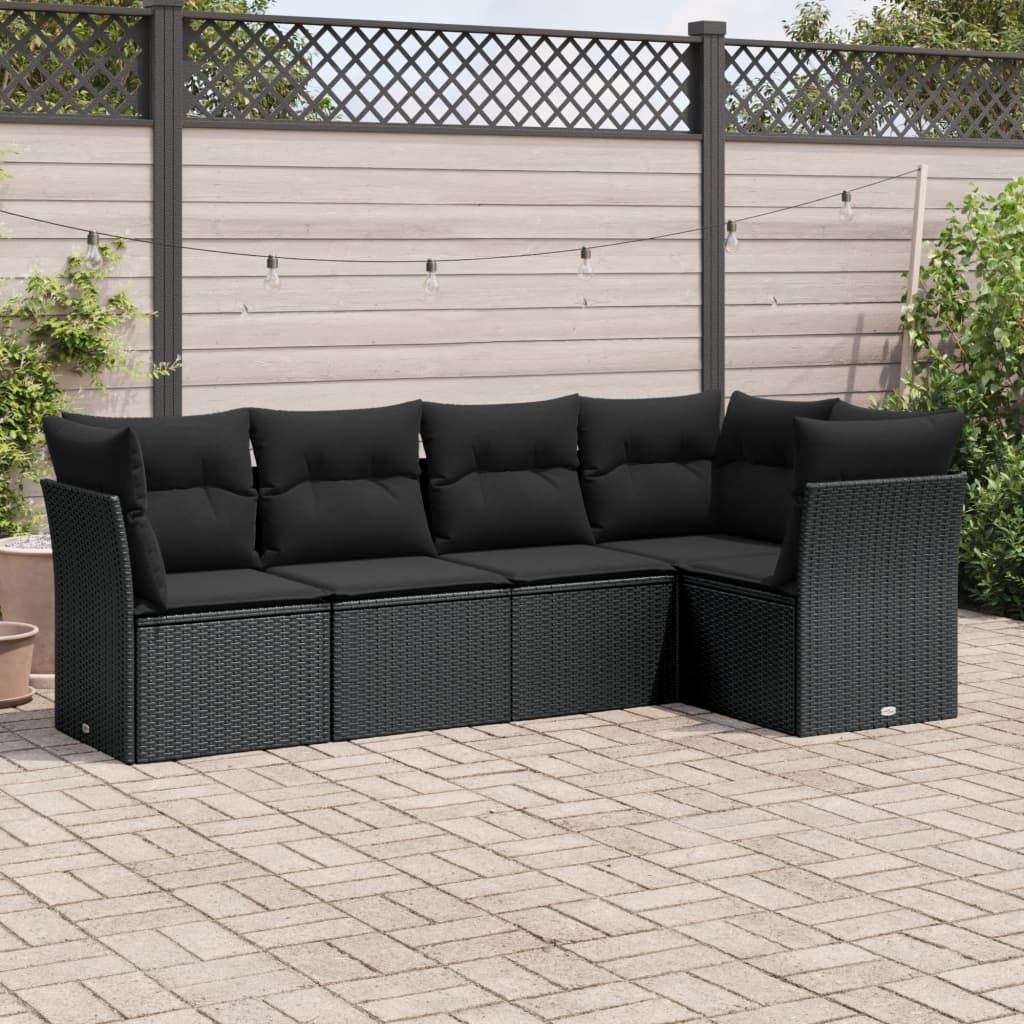 Loungegrupp Med Dynor 6 Delar Konstrotting