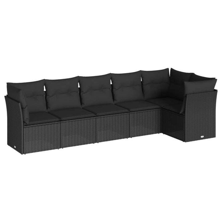 Loungegrupp Med Dynor 6 Delar Konstrotting
