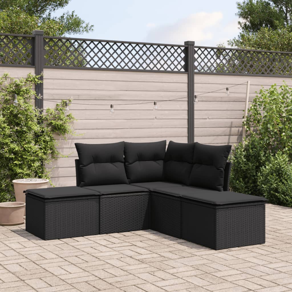 Loungegrupp Med Dynor 6 Delar Konstrotting