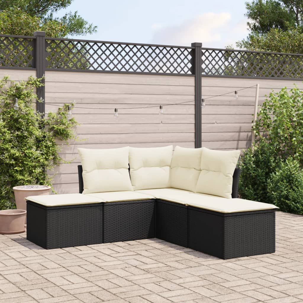 Loungegrupp Med Dynor 6 Delar Konstrotting