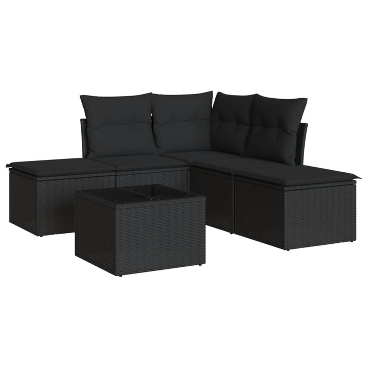 Loungegrupp Med Dynor 6 Delar Konstrotting