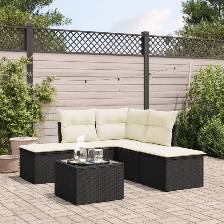 Loungegrupp Med Dynor 6 Delar Konstrotting
