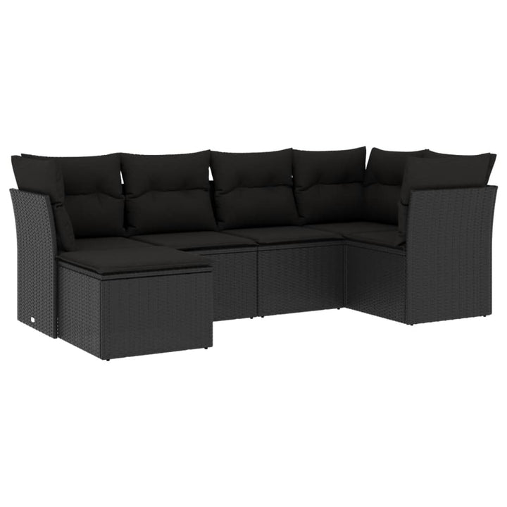 Loungegrupp Med Dynor 6 Delar Konstrotting