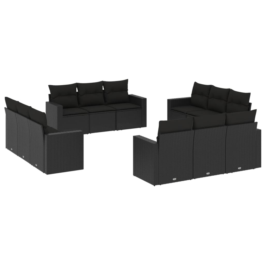 Loungegrupp Med Dynor 12 Delar Konstrotting
