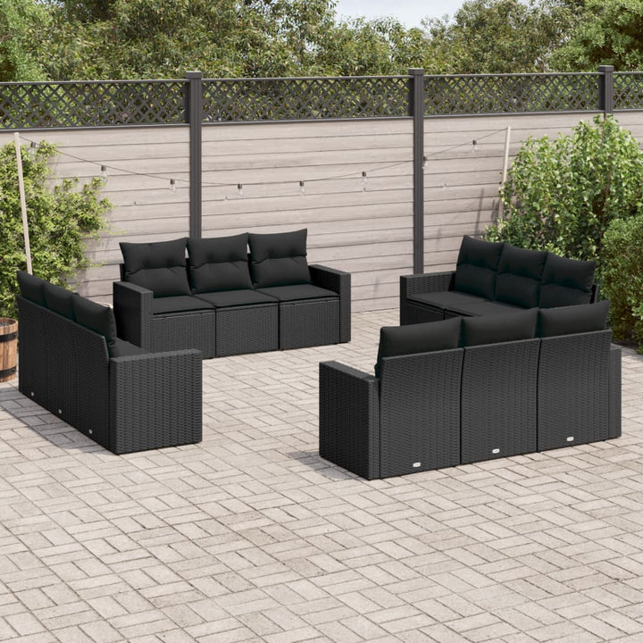 Loungegrupp Med Dynor 12 Delar Konstrotting