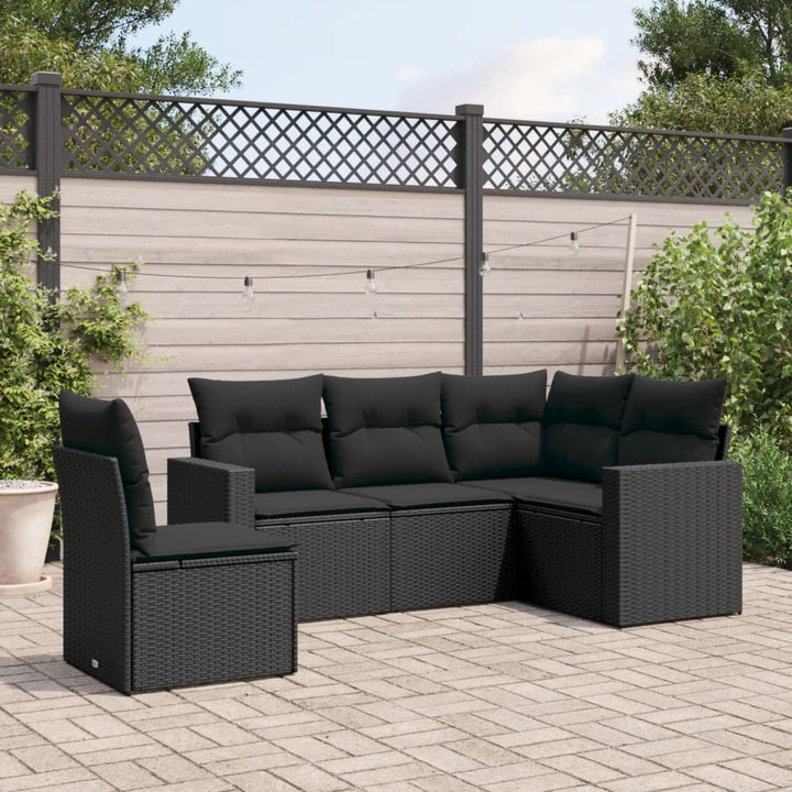 Loungegrupp Med Dynor 6 Delar Konstrotting