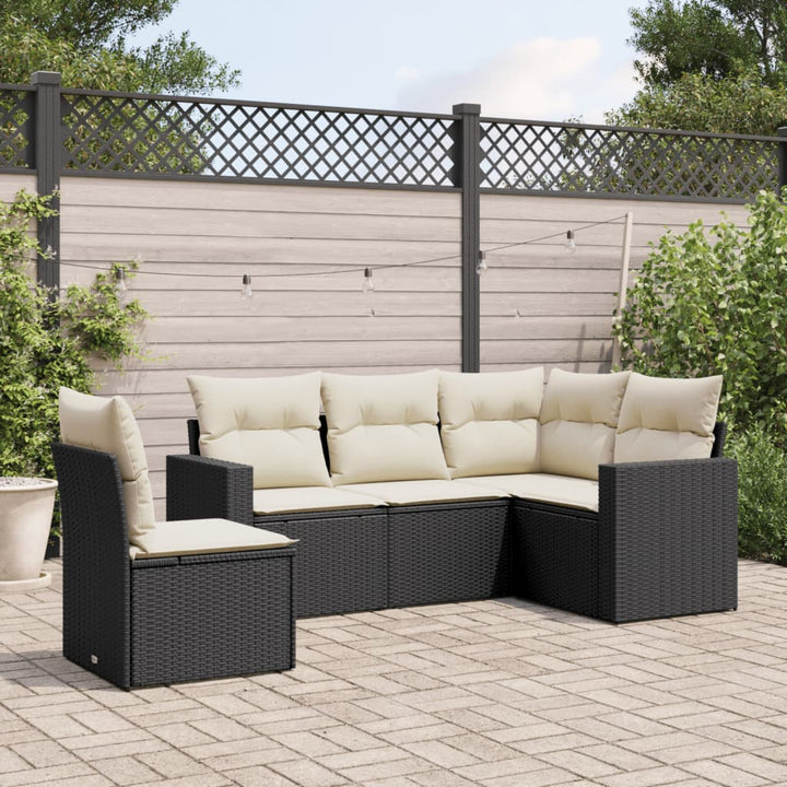 Loungegrupp Med Dynor 6 Delar Konstrotting