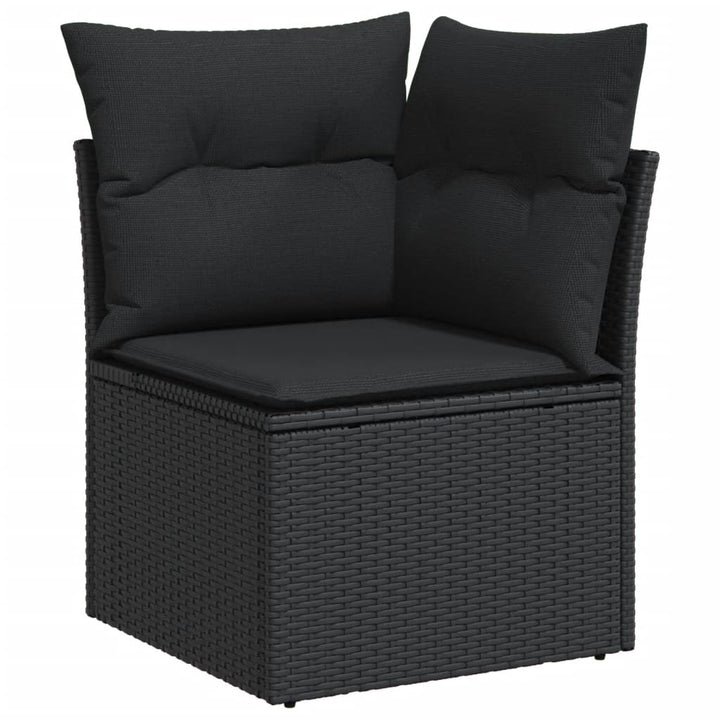 Loungegrupp För Trädgården M Dynor 9 Delar Konstrottning