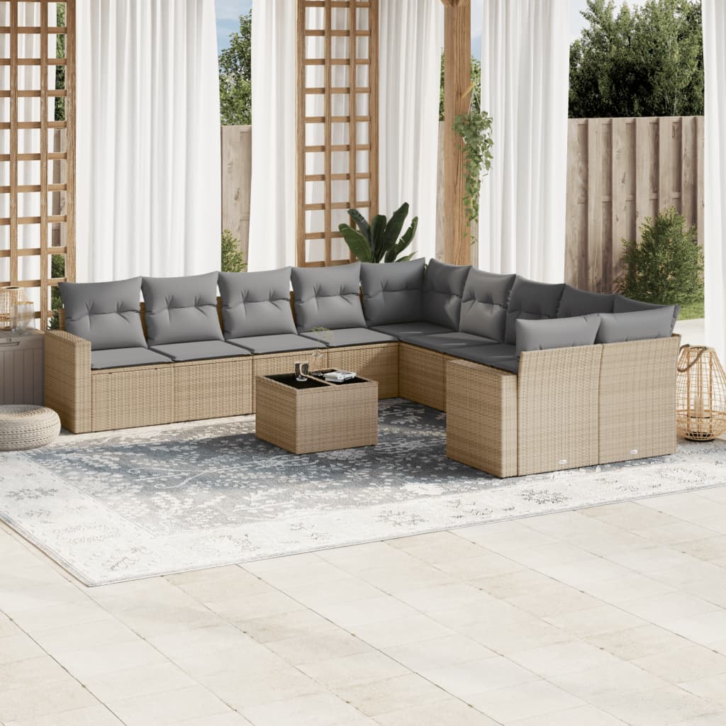 Loungegrupp 10 Delar Med A Dynor Konstrotting