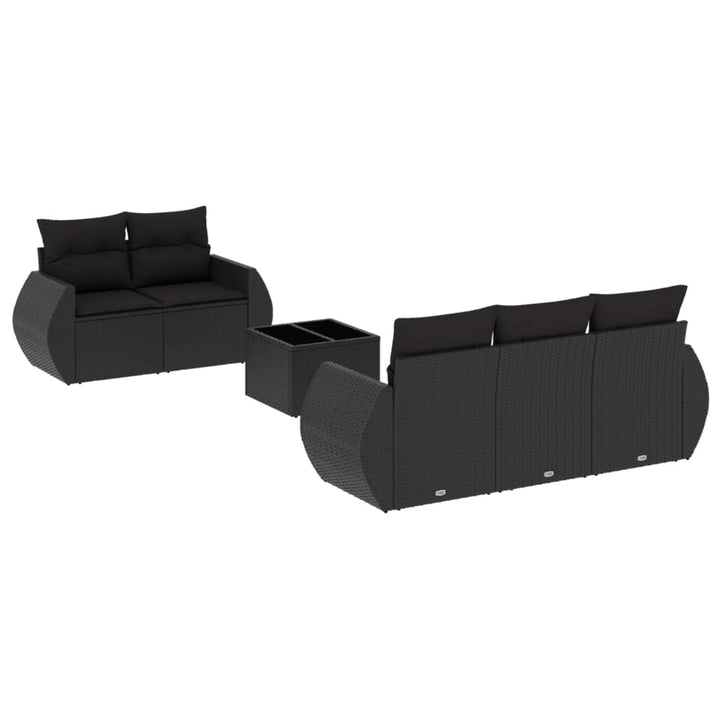 Loungegrupp Med Dynor 6 Delar Konstrotting