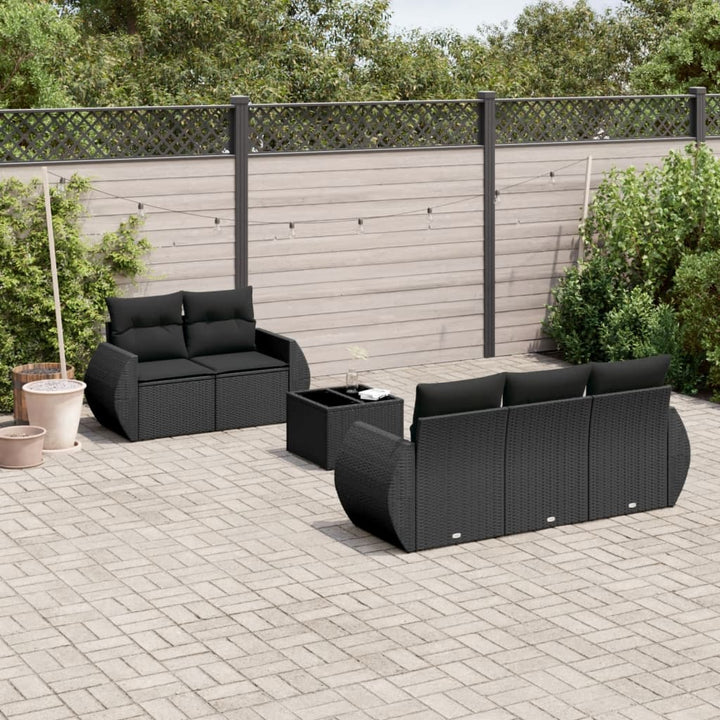 Loungegrupp Med Dynor 6 Delar Konstrotting