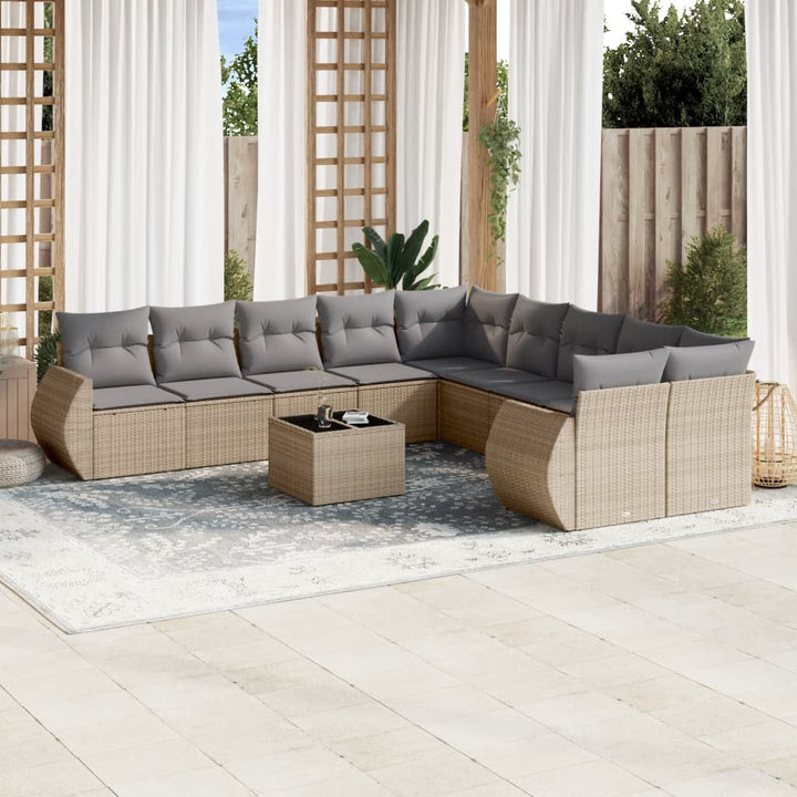 Loungegrupp 10 Delar Med A Dynor Konstrotting