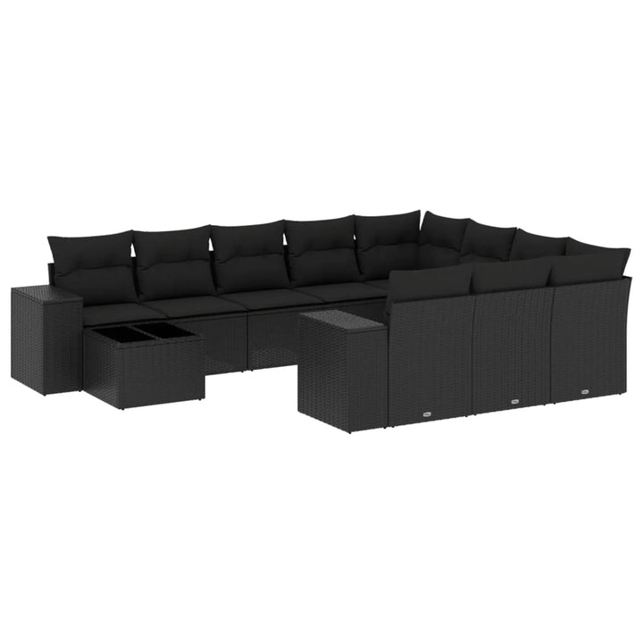Loungegrupp För Trädgården M. Dynor 11 Delar Konstrotting