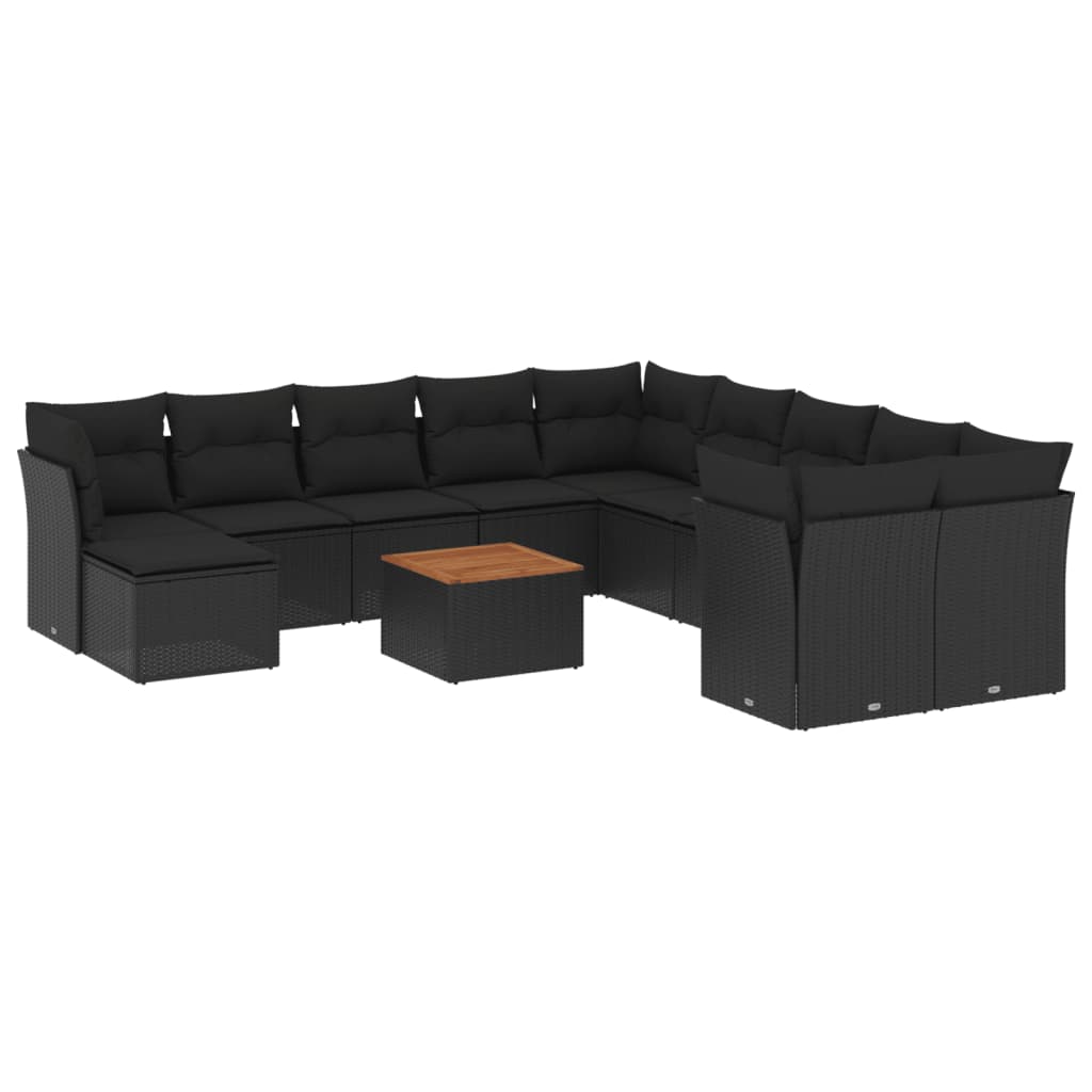 Loungegrupp Med Dynor 12 Delar Konstrotting