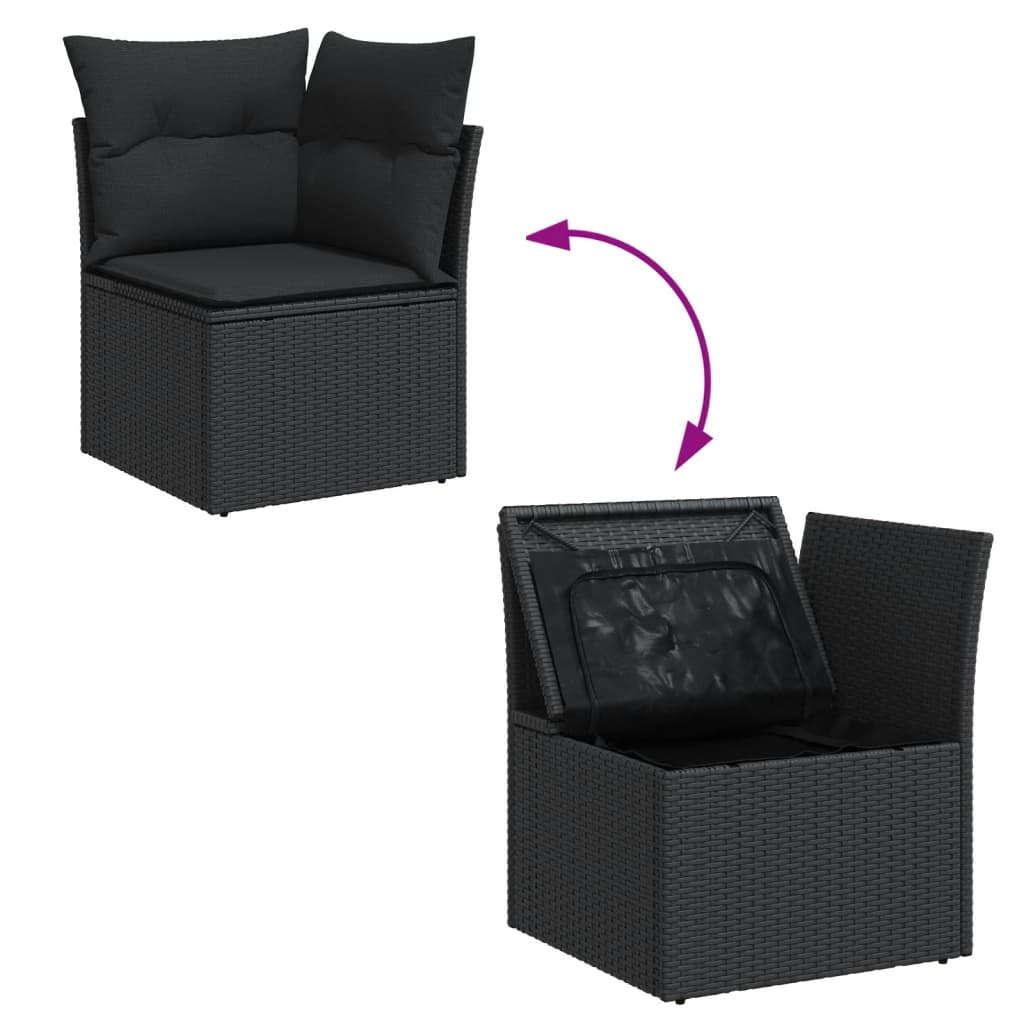 Loungegrupp Med Dynor 12 Delar Konstrotting