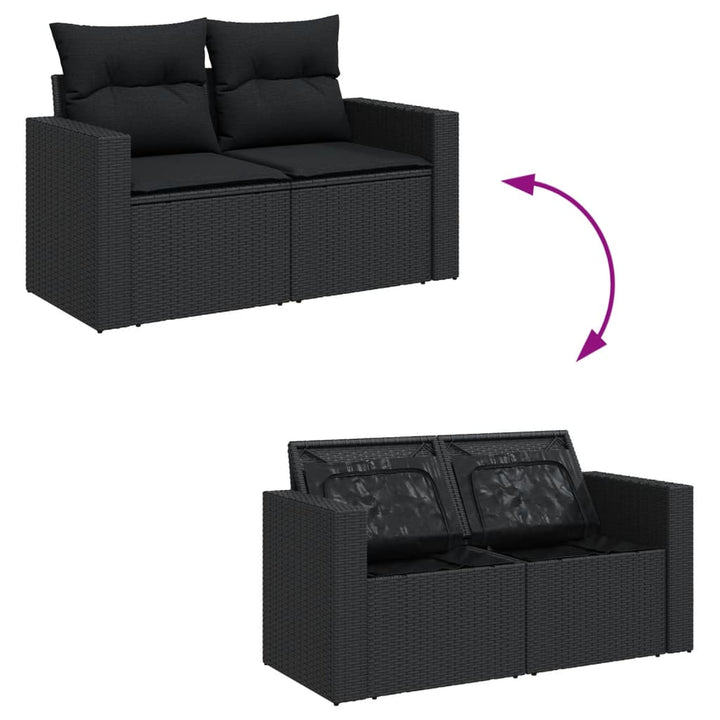 Loungegrupp Med Dynor 12 Delar Konstrotting