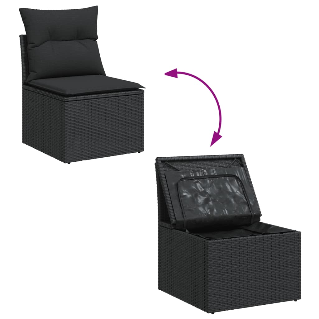 Loungegrupp Med Dynor 12 Delar Konstrotting