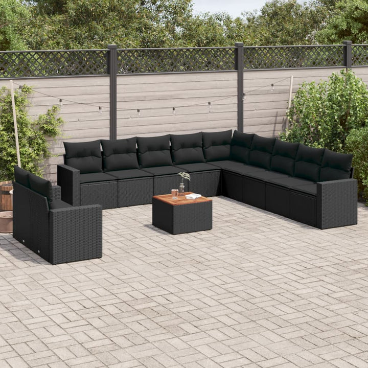 Loungegrupp Med Dynor 12 Delar Konstrotting