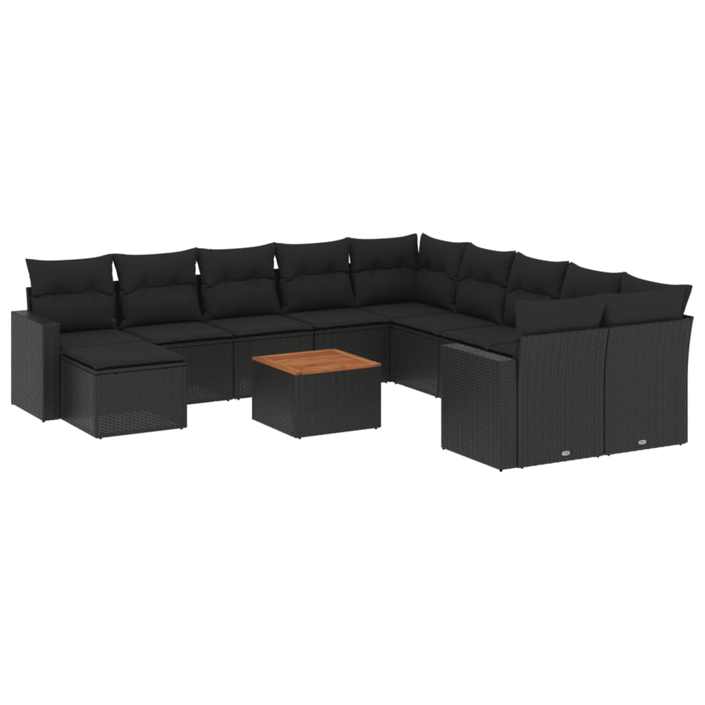 Loungegrupp Med Dynor 12 Delar Konstrotting