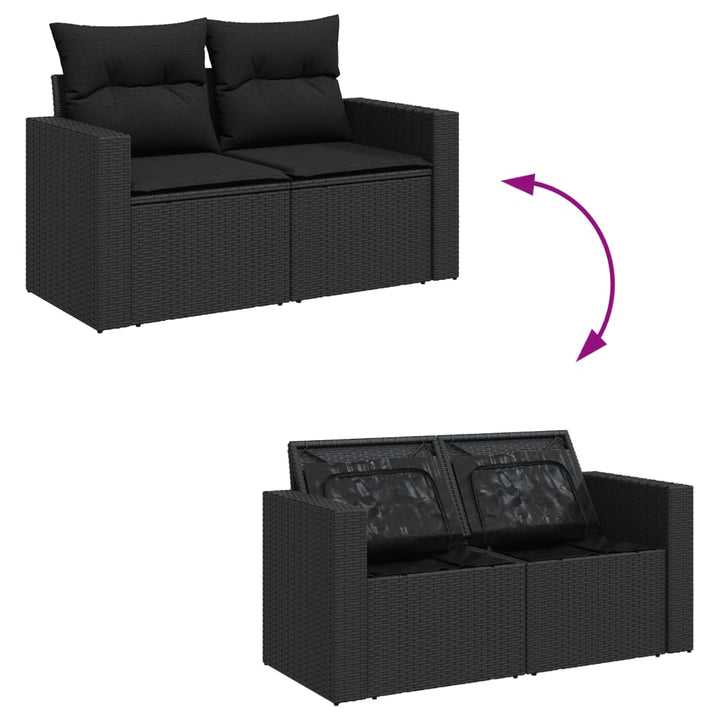 Loungegrupp Med Dynor 12 Delar Konstrotting
