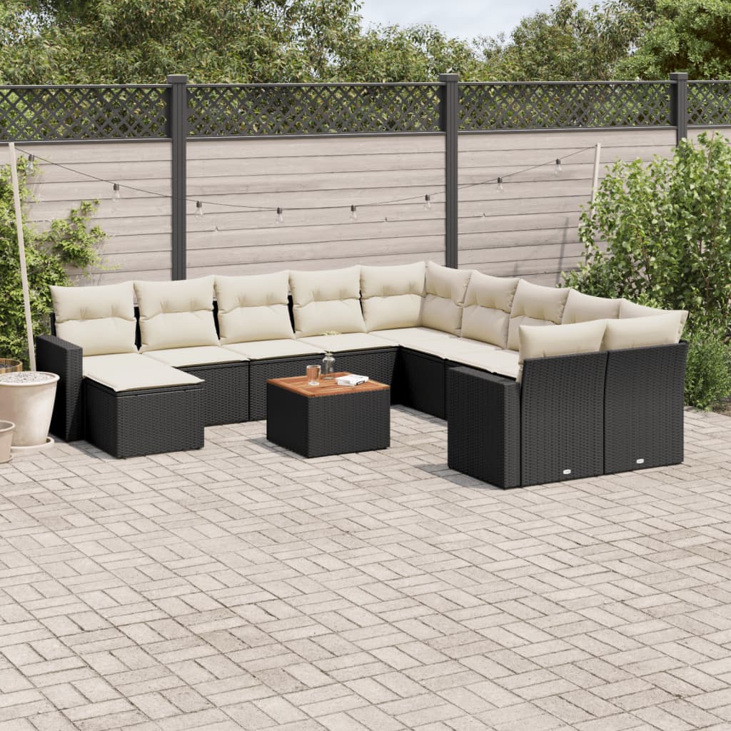 Loungegrupp Med Dynor 12 Delar Konstrotting