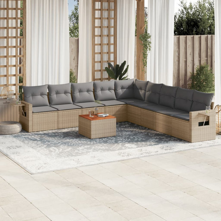 Loungegrupp 10 Delar Med A Dynor Konstrotting