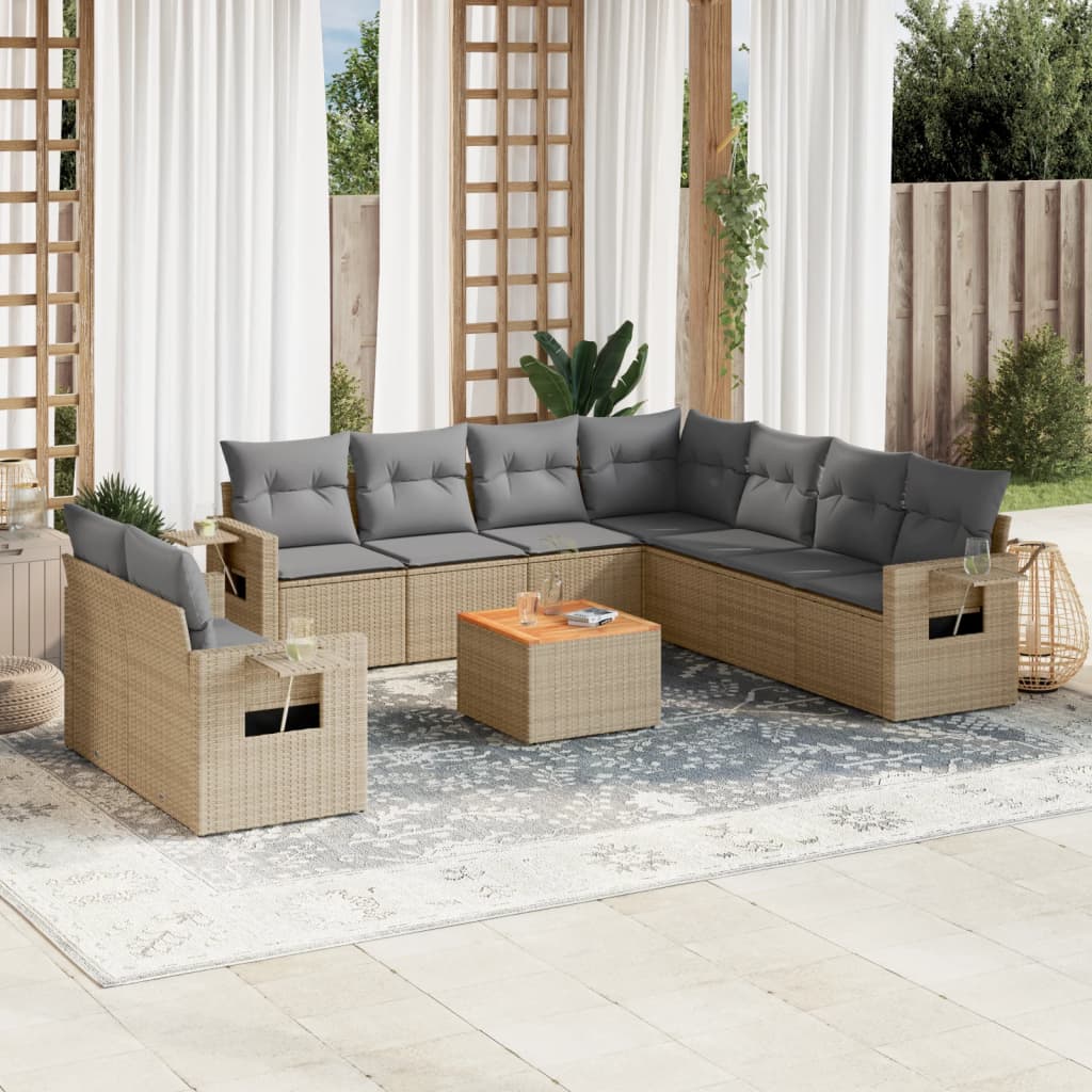Loungegrupp 10 Delar Med A Dynor Konstrotting