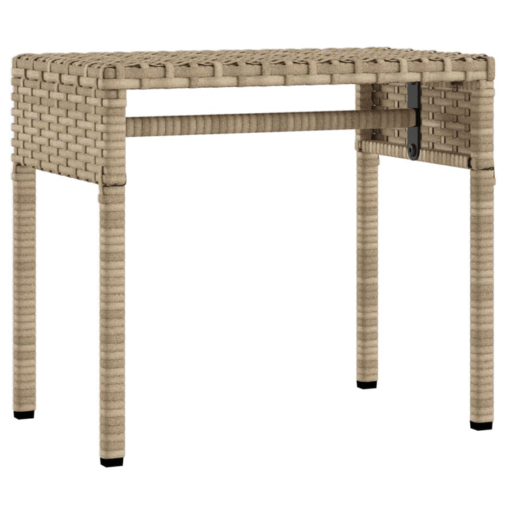 Solsängar 2 St Med Tak Och Bord Beige Konstrotting