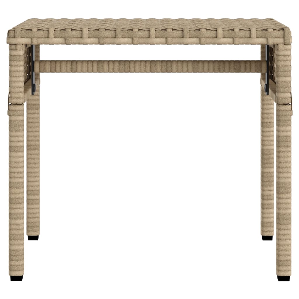 Solsängar 2 St Med Tak Och Bord Beige Konstrotting