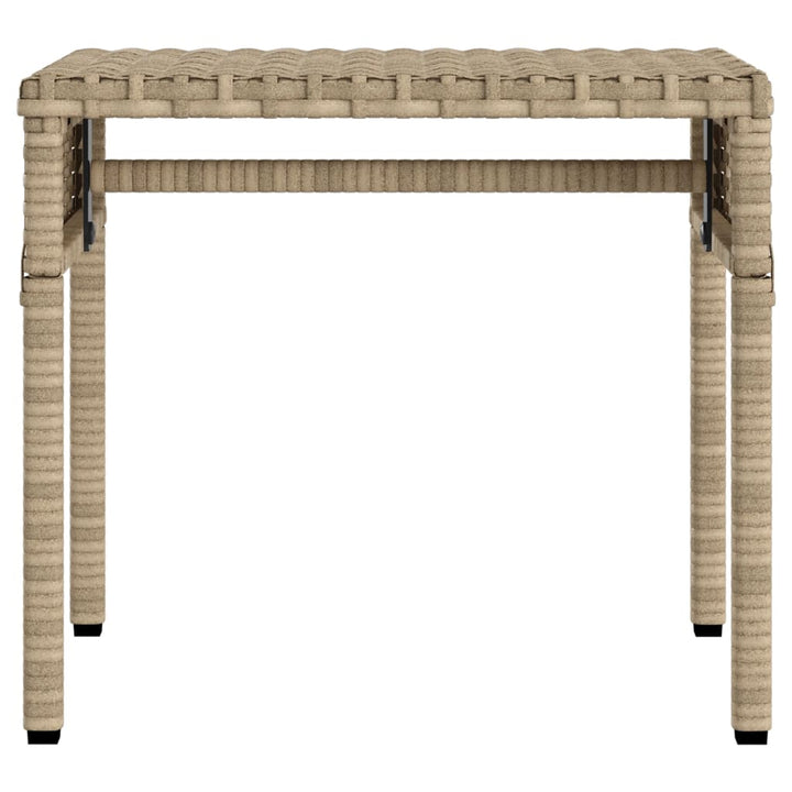 Solsängar 2 St Med Tak Och Bord Beige Konstrotting
