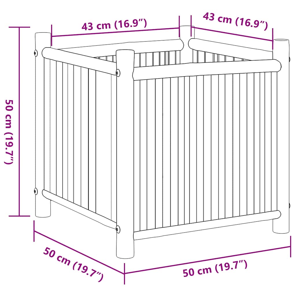 Odlingslåda Bambu