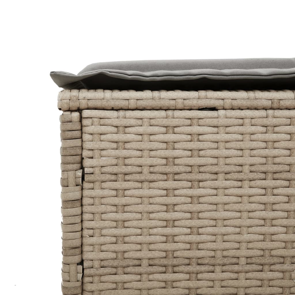 Solsängar Med Dynor 2 St Beige Konstrotting