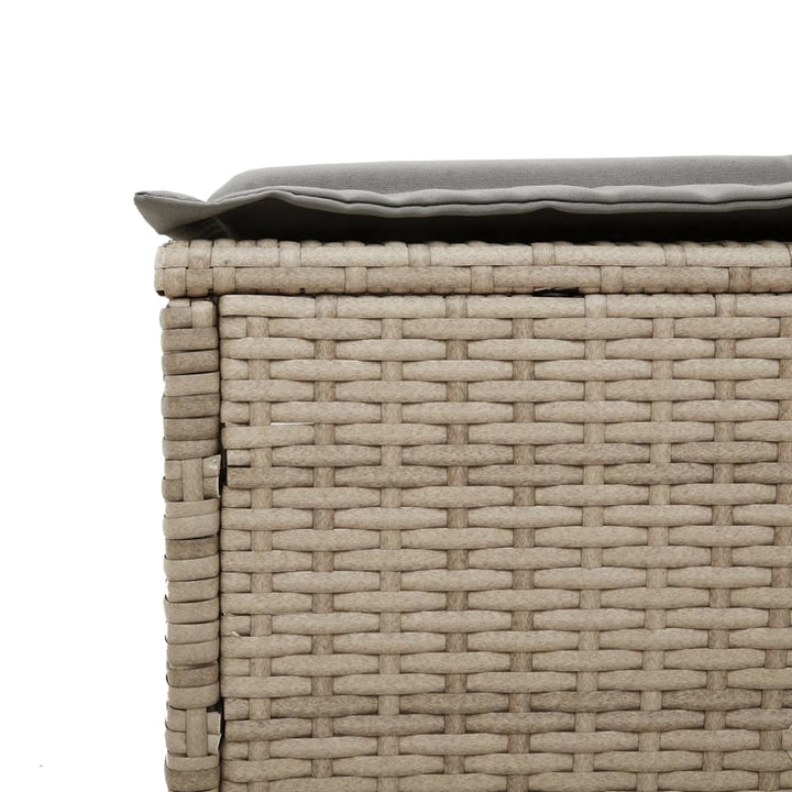 Solsängar Med Dynor 2 St Beige Konstrotting