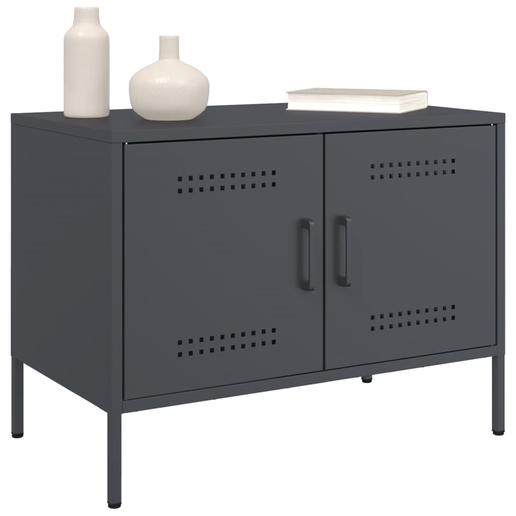Tv-Bänk 2 St 68X39X50,5 Cm Stål