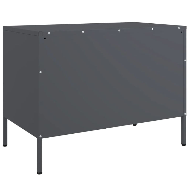 Tv-Bänk 2 St 68X39X50,5 Cm Stål