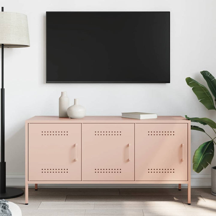 Tv-Skåp 100,5X39X50,5 Cm Stål