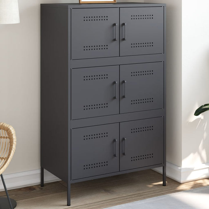 Högskåp 68X39X113 Cm Stål