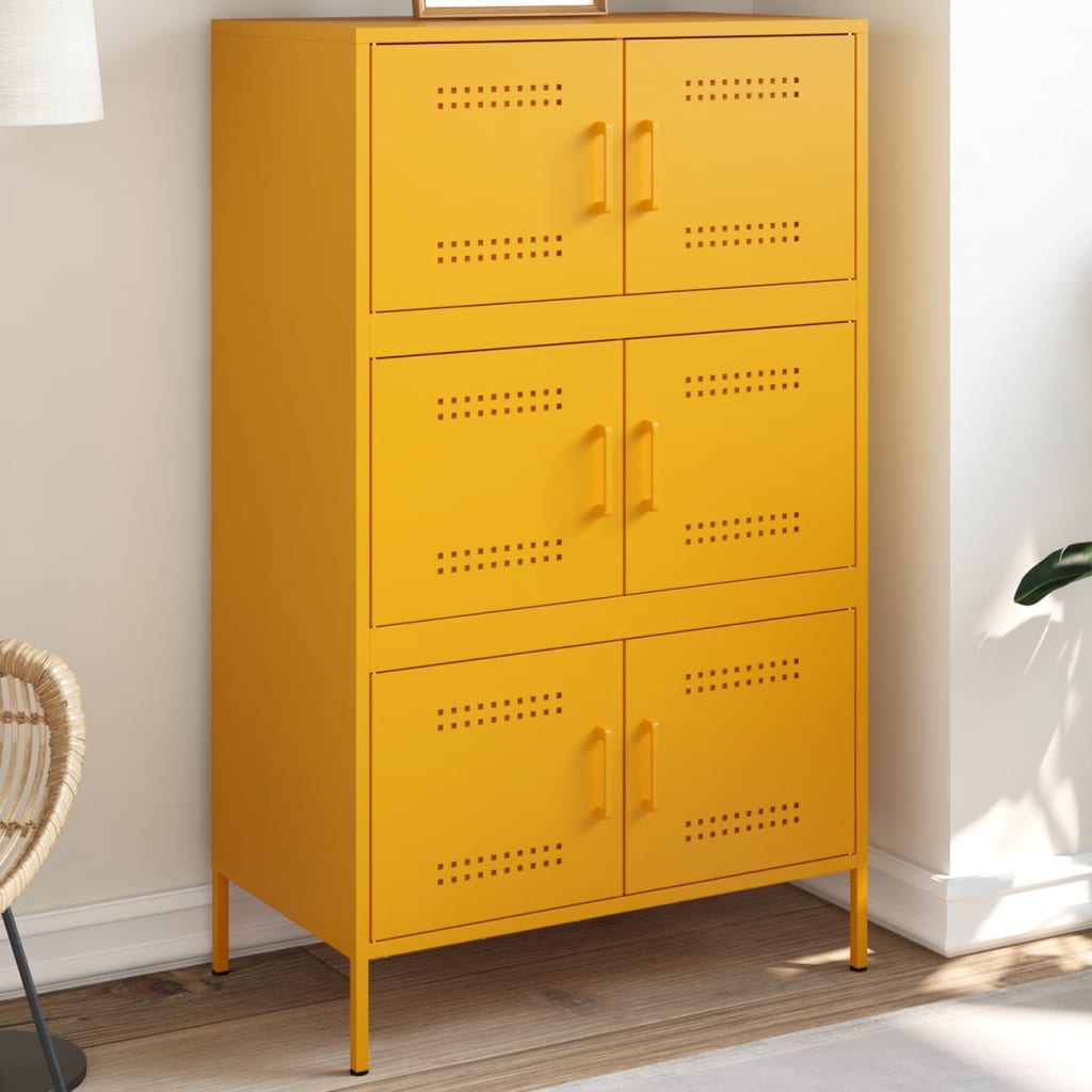 Högskåp 68X39X113 Cm Stål