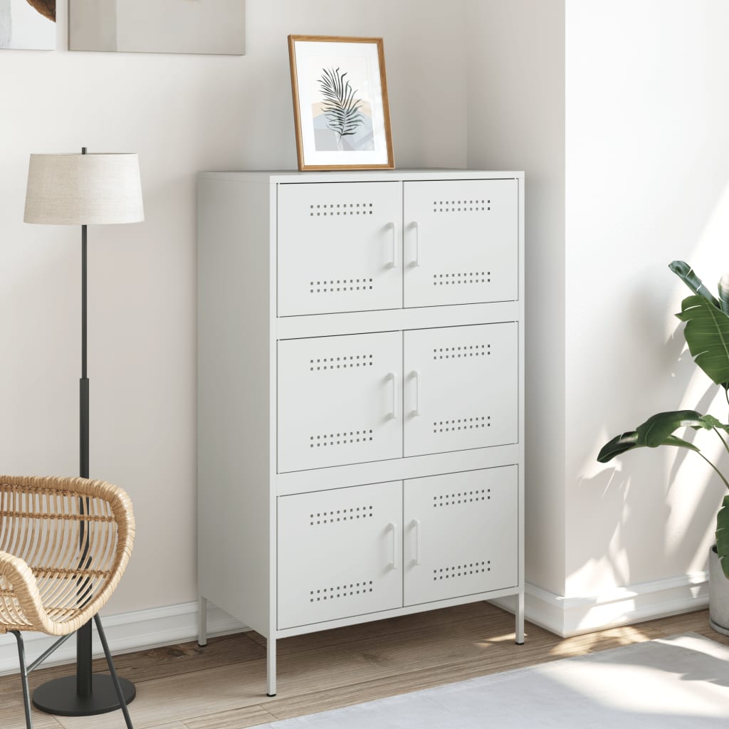 Högskåp 68X39X113 Cm Stål