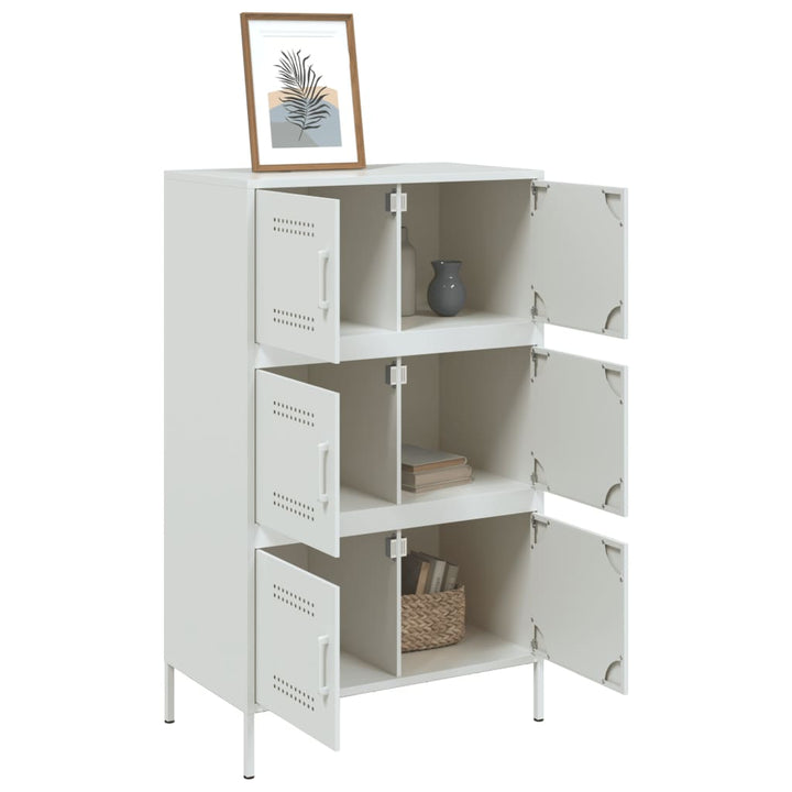 Högskåp 68X39X113 Cm Stål