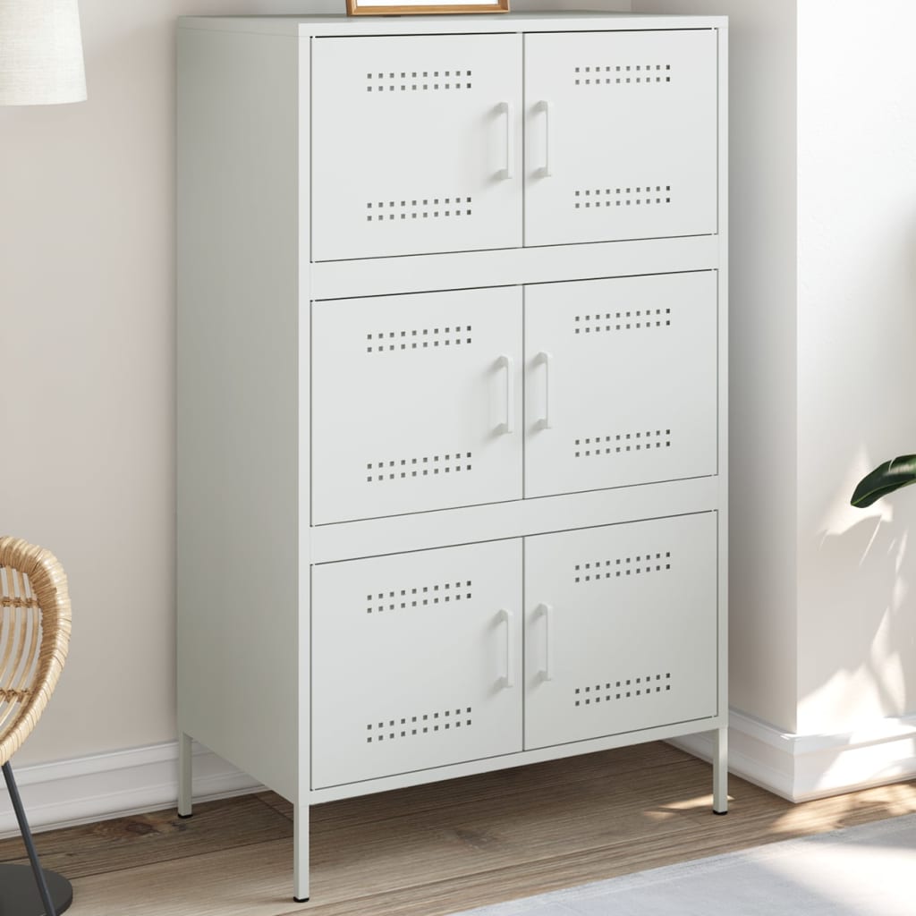 Högskåp 68X39X113 Cm Stål