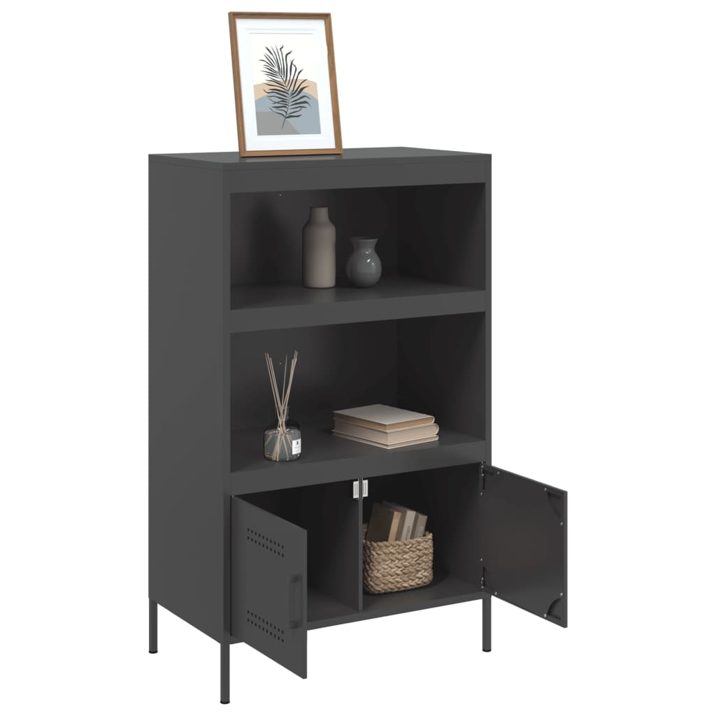 Högskåp 68X39X113 Cm Stål