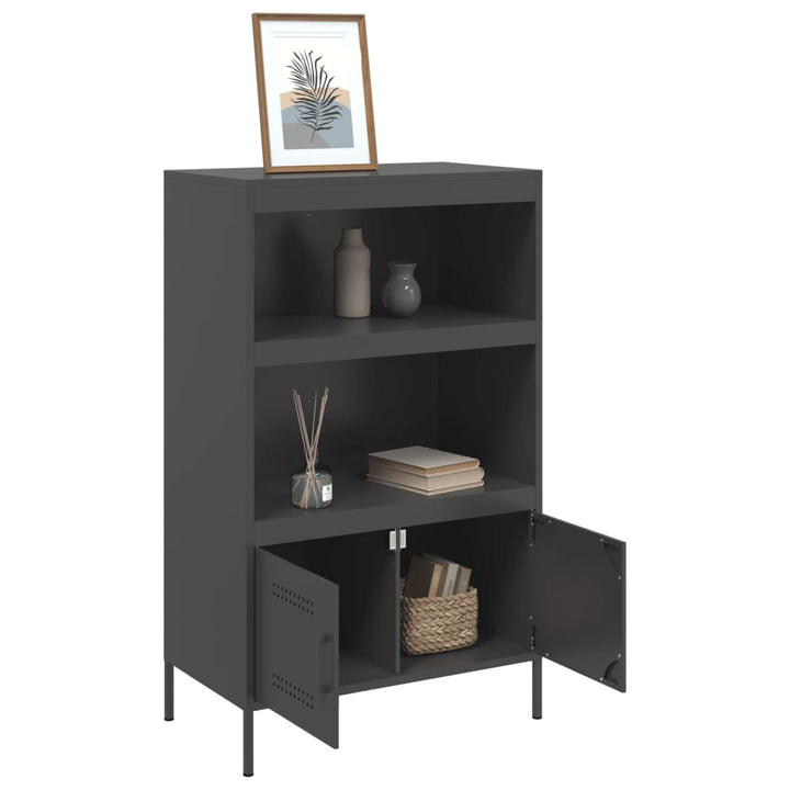 Högskåp 68X39X113 Cm Stål